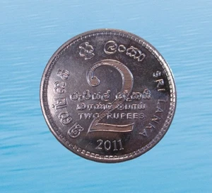 SRI LANKA 2 RUPEES 2011 AIR FORCE PLATINUM JUBILEE UNC KM 184 #7848# - Picture 1 of 2