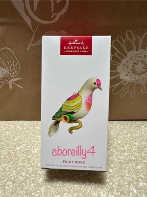 2025 Hallmark Beauty of Birds FRUIT DOVE KOC Exclusive Ornament - Image 1 of 3