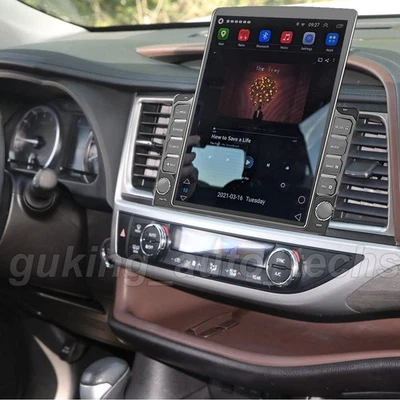 CarPlay For 2014-2019 Toyota Highlander 9.7" Android 13 Car FM Radio GPS Stereo - Image 1 of 4