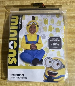 Baby Minion Kostüm Kleinkind Größe 18-24 Monate (The Rise Of Gru) Halloween Cosplay - Bild 1 von 4
