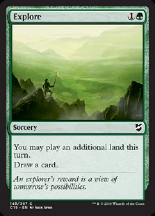 Explore - Medium Play MTG Commander 2018 - Image 1 of 1