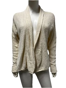 Madewell elfenbeinfarben cremefarben offen entspannt lässig Alltag Cardigan Pullover Damen Small - Bild 1 von 9