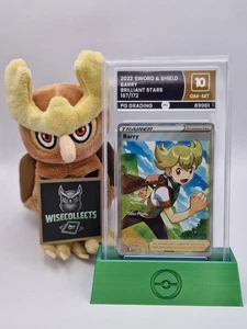 Barry Full Art  167/172 Brilliant Stars Holo Ultra Rare Graded (PG 10) Pokemon - Picture 1 of 2