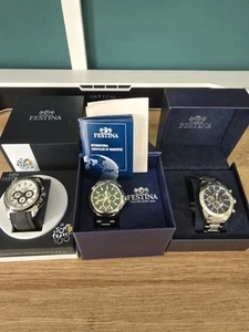 3x festina herrenuhr chronograph - Bild 1 von 7
