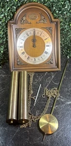 Vintage Heritage Tempus Fugit Wall Clock Weight Driven Untested Haid O Jewel - Picture 1 of 21