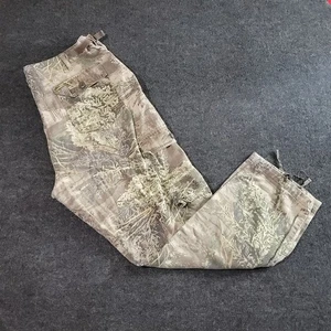 Cabelas Outdoor Gear Cargo Pants 40 Regular Brush Camo Hunting Cotton Blend - Picture 1 of 12