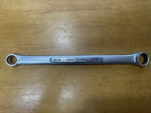 Craftsman -VV-43927 11/16 x 13/16” 12 Point Double Box End Wrench Made In USA - Picture 1 of 3
