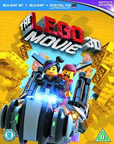 The Lego Movie [Blu-ray 3D + Blu-ray + UV Copy] [2014] [Region Free] - DVD  GOVG - Image 1 of 2