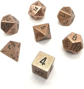 Poliédrico Chessex: metal macizo (7) cobre - Imagen 1 de 1