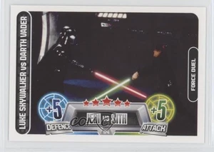 2013 Force Attax Star Wars Movie Edition Series 2 Luke Skywalker vs Darth Vader - Picture 1 of 2
