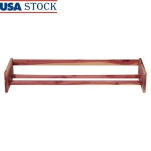 Stackable Cedar Shoe Rack Indoor Organizer Fresh Fragrance Space Saver Home Use - Picture 1 of 2