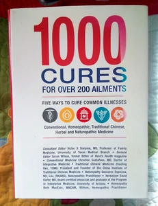 1000 Cures For Over 200 Ailments (HARDCOVER) homeopathic herbal Chinese LIKE NEW - Picture 1 of 1