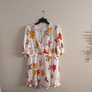Ted Baker Wickel-Minikleid mit Blumenmuster - Größe 4 (L) - Bild 1 von 12