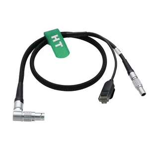 Cable ángulo recto de 10 pines EXT a RJ45 y 2 pines para ARRI Alexa Mini Teradek COLR - Imagen 1 de 3