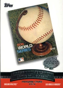 2004 Topps Fall Classic Covers #FC1974 1974 World Series Athletics BX 50C - Picture 1 of 2