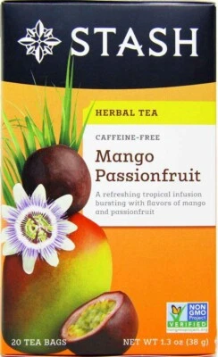 Stash Mango Pasyfruit Herbal Tea - 20 bolsitas de té Foto 1 de 4