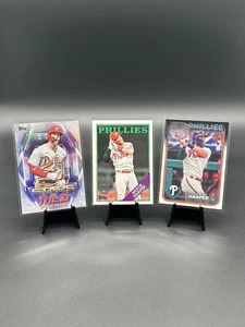 2023-24 Topps Series Bryce Harper #T88-52, SLM-14, and 200 Phillies 3 Card LOT! - Picture 1 of 7