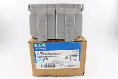 EATON	WLRD1	15/20A WET AND DAMP LOCATIONS SERIES LOCKING DUPLEX DEVICE COVER - Image 1 of 4
