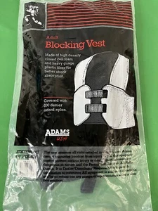New Adams 1525-L Adult Blocking Rib Vest Large Black - Picture 1 of 2