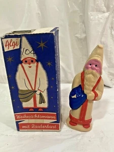 Vtg HTF German Algi Weihuachtsmann 4.25" Soap BELSNICKLE Santa Figurine w Box - Picture 1 of 11