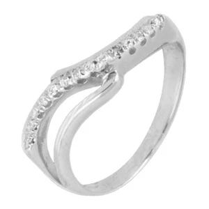 Anello Donna AV021 Oro Bianco 18k con Diamanti Naturali da 0.15ct - Imagen 1 de 2
