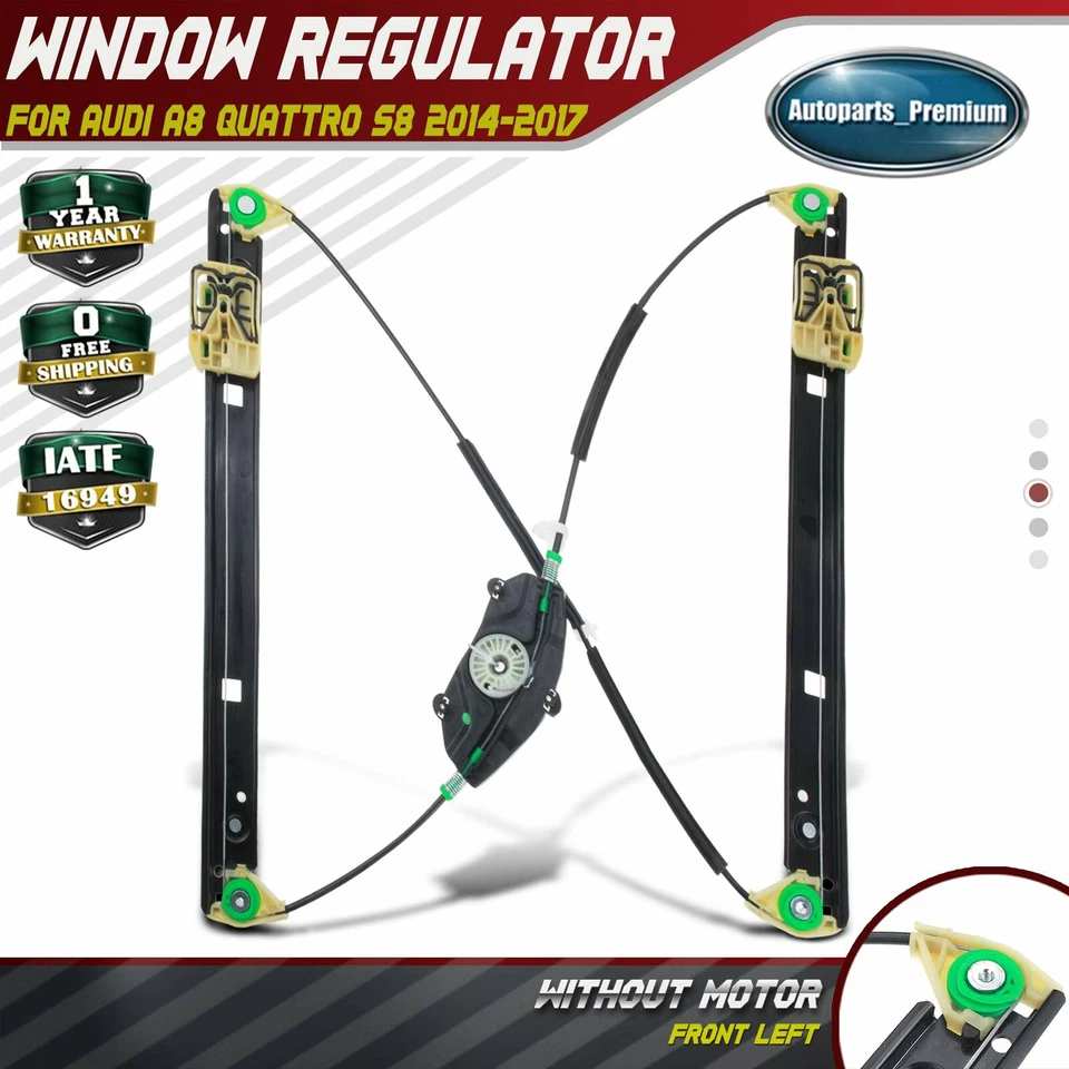 Regulador de ventana eléctrica para Audi A8 Quattro S8 2014-2017 lado del conductor delantero izquierdo Foto 1 de 4