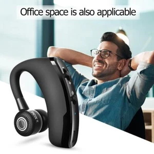 V9 Low-power Stereo Business Bluetooth Smart Super Bass Handsfree Mic Earphone - Picture 1 of 7