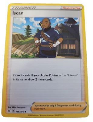Iscan 158/196 Non Holo Lost Origin Trainer Pokemon Trading Card  - Image 1 of 2