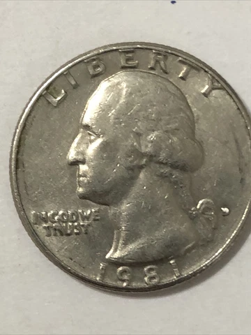 1981 Us Quarter Error Cover