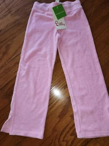 NEW Lilly Pulitzer pants girl's 5 terrycloth sweatpants pull-on pink NWT - Picture 1 of 1