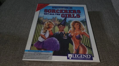 Spellcasting 101: Sorcerers Get All The Girls & QIX NOS / Sealed lot! IBM PC DOS - Image 1 of 4