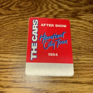 The Cars Heartbeat City Tour 1984 Konzert After Show Backstage Pass otto - Bild 1 von 2