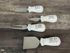 Rae Dunn Set of 4 Cheese Knife Set Artisan Collection By Magenta