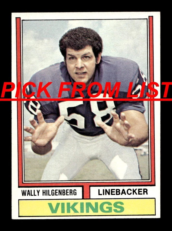1974 Topps Football 278-528 EX/EX-MT Pick From List All PICTURED - Image 1 of 1