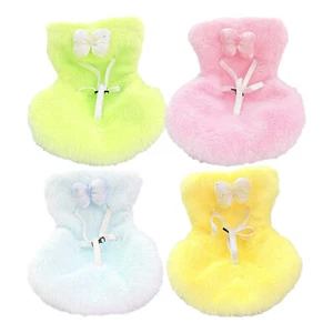 NEW Plush Mini Fuzzy Car Seat Kpop Fashion Labubu Trendy Doll Accessory - Foto 1 di 16