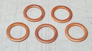 Lot of 5 OEM Vespa Piaggio Aprilia Copper Brake Caliper Packings 127927 *NEW* - Bild 1 von 2