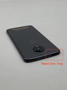 Motorola Moto Z4 XT1980-4 128GB Gray Unlocked Android Smartphone - Fair/See phot - Picture 1 of 7