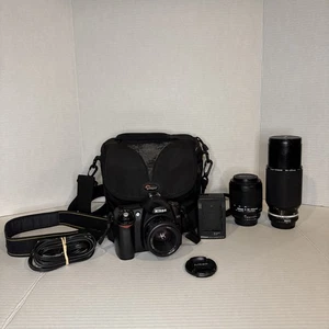 Nikon D50 digitale 6,1-MP-Spiegelreflexkamera mit Nikon AF Nikkor 50 mm 1:1,8 D + 2 Objektive - Bild 1 von 9