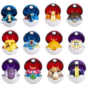 Mini Monster Ball Figures Toy Set – Random Pokeball Collectible Action Figures - Picture 1 of 17