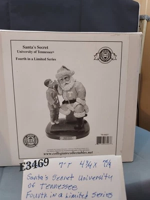TENNESSEE VOLUNTEERS FIGURINESECRETSANTA WITH BOY WITH WISH FOR CHRISTMAS NIB - Image 1 of 4