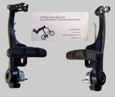 Alloy V-Brake Set Black Complete for Mongoose GT Dyno Redline Trek Roadmaster - Image 1 of 4