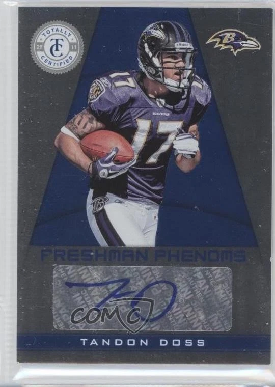 2011 Totally Certified Freshman Phenoms Blue /299 Tandon Doss Rookie Auto RC - Image 1 of 2