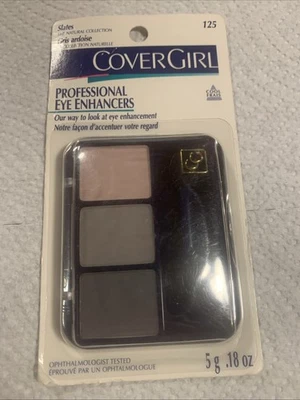 VINTAGE COVERGIRL PROFESSIONAL EYE ENHANCERS SHADOW SLATES #125 NEW OLD STOCK - Image 1 of 3