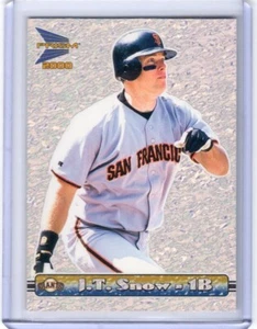 J.T. SNOW 2000 Pacific Prism TEXTURE SILVER - 1 OF ONLY 448 MADE -- GIANTS - Picture 1 of 1