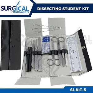 13 Pcs Biology Student Dissecting Instrument tool Kit Set SI-KIT-5 German Grade - Picture 1 of 16