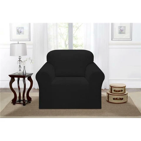 Madison DAY-CHAIR-BK Kathy Ireland Day Break Chair Slipcover Black Cover