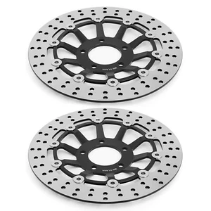 Front Brake Discs Rotors For Suzuki RF 600 R 93-98 GSF 400 Bandit SV-S 600 99-02 - Picture 1 of 12