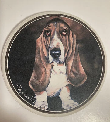CoasterStone Basset Hound Coaster Pollyanna Pickering Absorbente Usado en Excelente Condición Foto 1 de 2