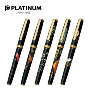 Platin Füllfederhalter Bikoh PTL-20000H Makie Kanazawa Blattgold Blattsilber - Bild 1 von 18