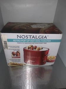 Nostalgie Rot Retro Pop-Up Hot Dog Toaster  - Bild 1 von 5